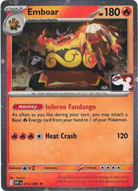 Emboar - 013/086 (Cosmos Holo) (013/086) [Prize Pack Series Cards]