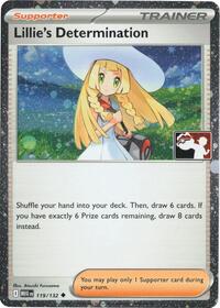 Lillie's Determination - 119/132 (Cosmos Holo) (119/132) [Prize Pack Series Cards]