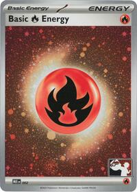 Basic Fire Energy - MEE 002 (Cosmos Holo) (002) [Prize Pack Series Cards]