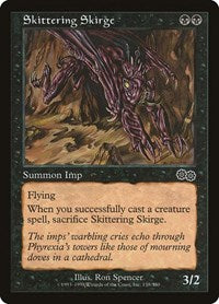 Skittering Skirge (158) [Urza's Saga]
