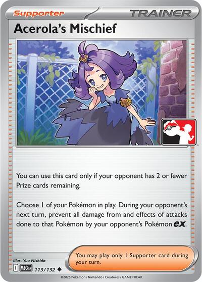 Acerola's Mischief - 113/132 (113/132) [Prize Pack Series Cards]
