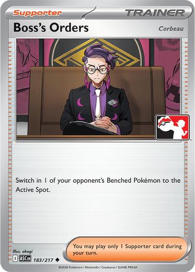 Boss's Orders [Corbeau] - 183/217 (183/217) [Prize Pack Series Cards]