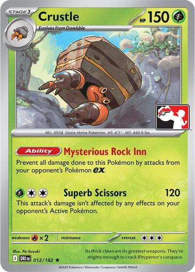 Crustle - 012/182 (012/182) [Prize Pack Series Cards]