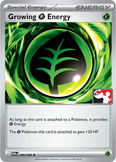 Growing Grass Energy - 086/088 (086/088) [Prize Pack Series Cards]