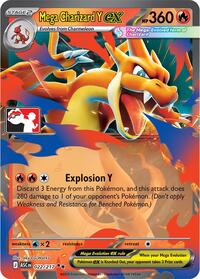 Mega Charizard Y ex - 022/217 (022/217) [Prize Pack Series Cards]