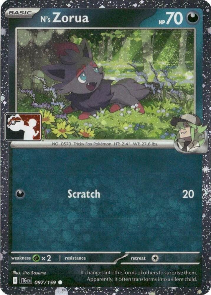 N's Zorua - 097/159 (Cosmos Holo) (097/159) [Prize Pack Series Cards]