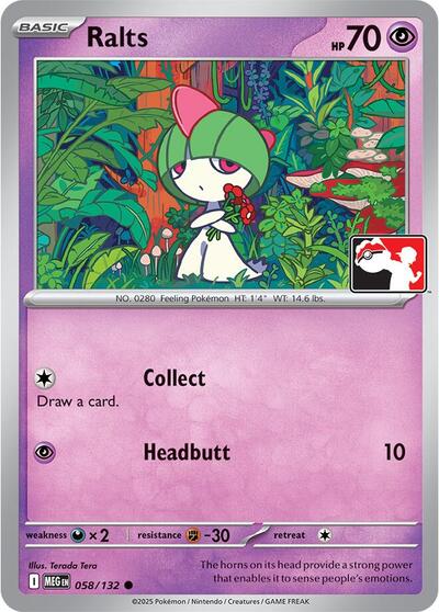 Ralts - 058/132 (058/132) [Prize Pack Series Cards]