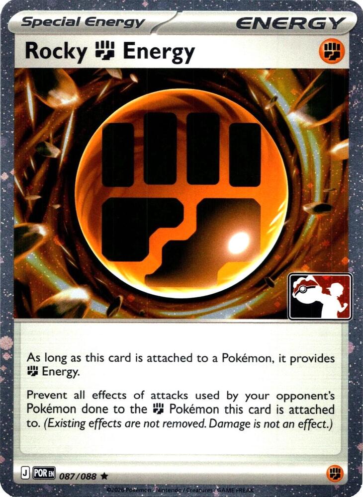 Rocky Fighting Energy - 087/088 (Cosmos Holo) (087/088) [Prize Pack Series Cards]
