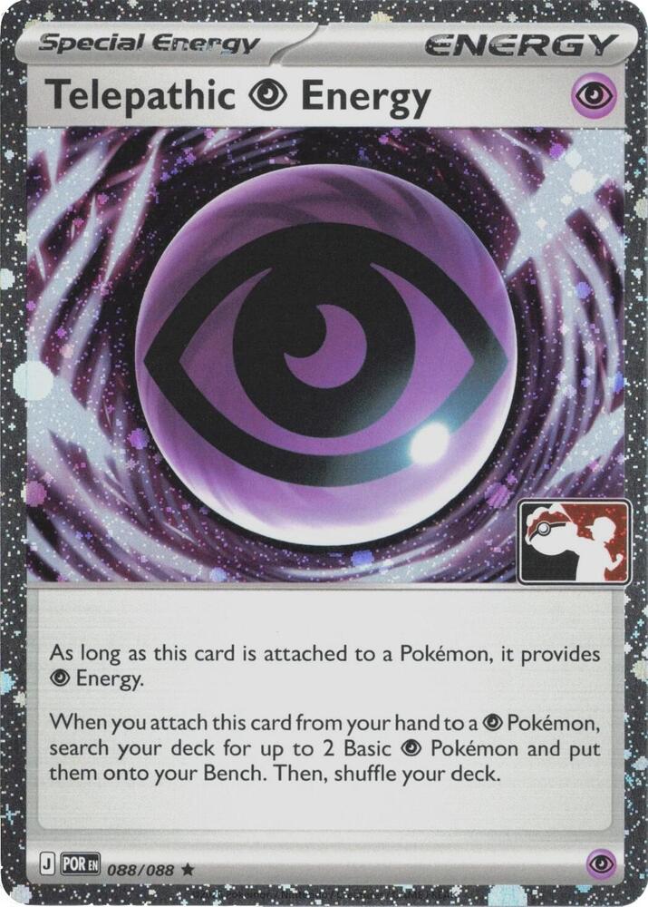 Telepathic Psychic Energy - 088/088 (Cosmos Holo) (088/088) [Prize Pack Series Cards]
