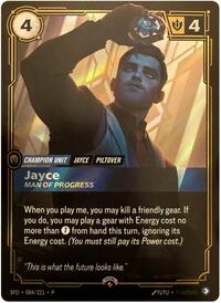 Jayce - Man of Progress (084/221) [Riftbound Organized Play Promotional Cards]