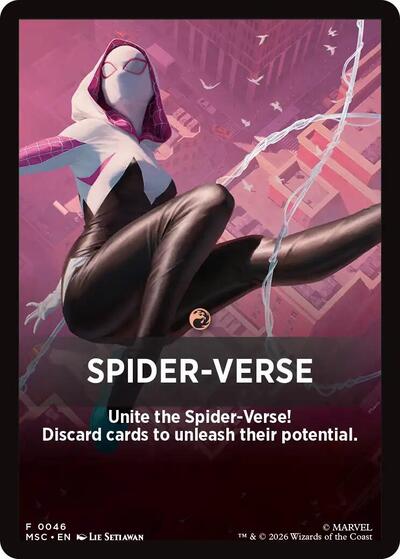Spider-Verse Theme Card (46) [Commander: Marvel Super Heroes]
