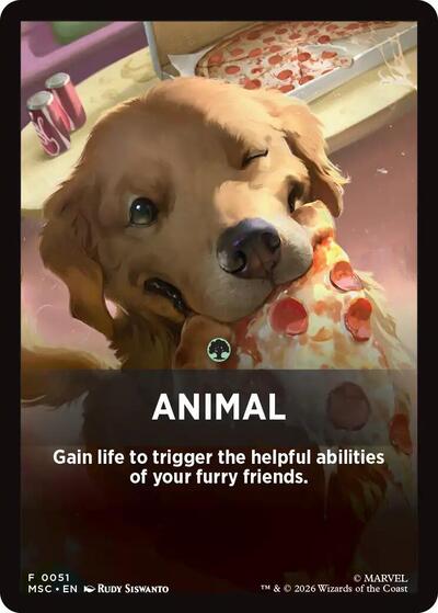 Animal Theme Card (51) [Commander: Marvel Super Heroes]