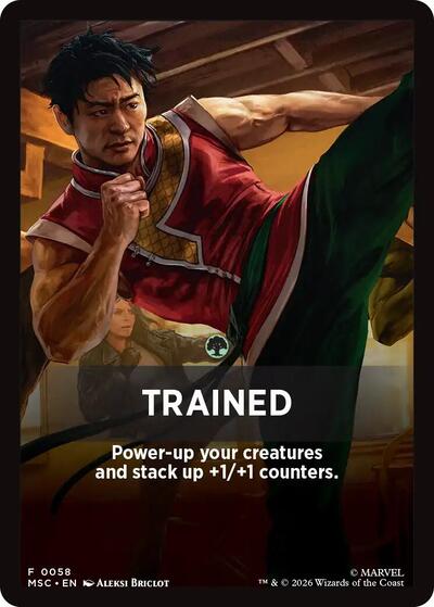 Trained Theme Card (58) [Commander: Marvel Super Heroes]