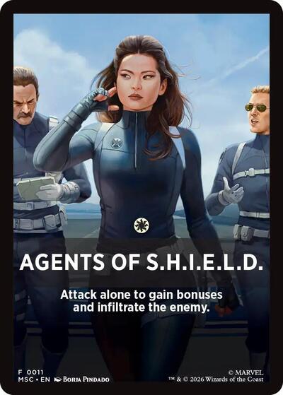 Agents of S.H.I.E.L.D. Theme Card (11) [Commander: Marvel Super Heroes]