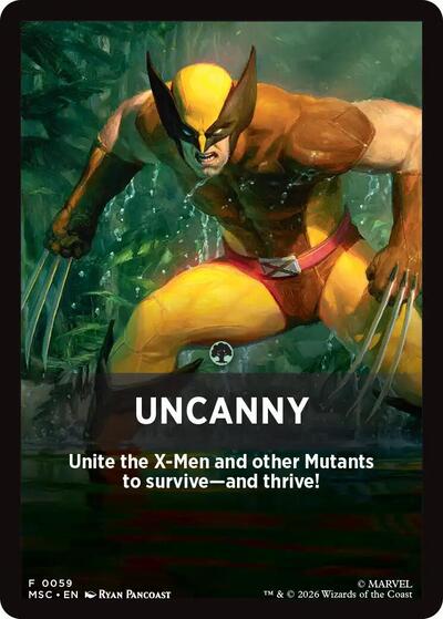 Uncanny Theme Card (59) [Commander: Marvel Super Heroes]