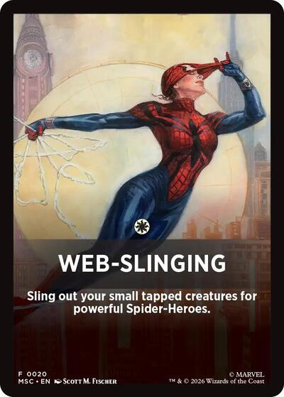 Web-Slinging Theme Card (20) [Commander: Marvel Super Heroes]
