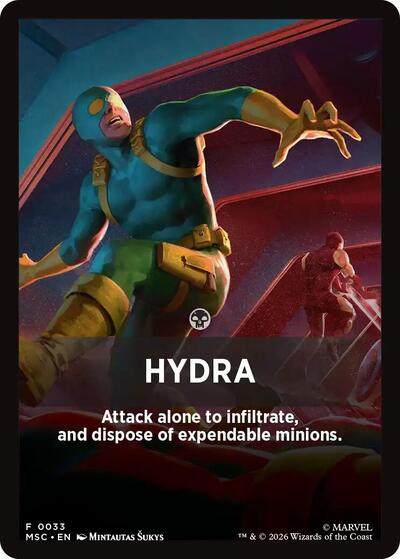 Hydra Theme Card (33) [Commander: Marvel Super Heroes]