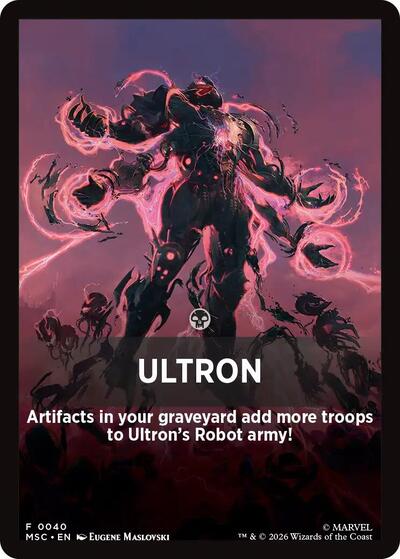 Ultron Theme Card (40) [Commander: Marvel Super Heroes]