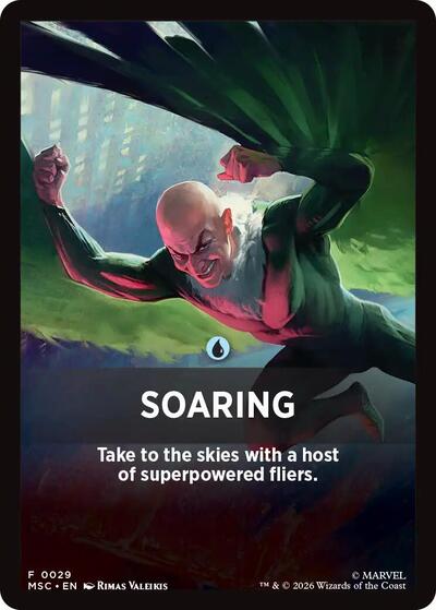 Soaring Theme Card (29) [Commander: Marvel Super Heroes]
