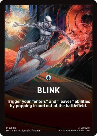 Blink Theme Card (23) [Commander: Marvel Super Heroes]