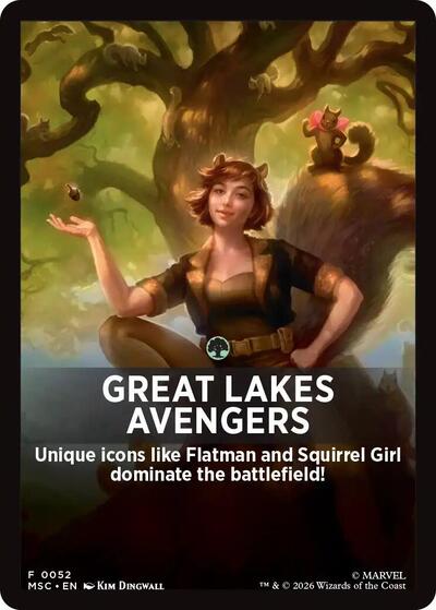 Great Lakes Avengers Theme Card (52) [Commander: Marvel Super Heroes]