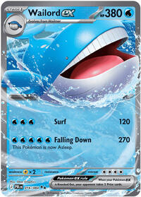 Wailord ex - 016/084 (016/084) [ME05: Pitch Black]
