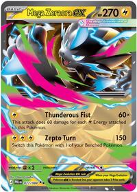 Mega Zeraora ex - 027/084 (027/084) [ME05: Pitch Black]