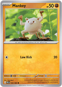 Mankey (042/084) [ME05: Pitch Black]
