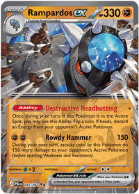 Rampardos ex - 045/084 (045/084) [ME05: Pitch Black]