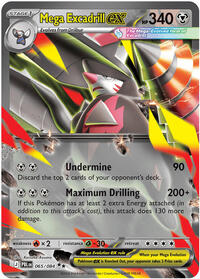 Mega Excadrill ex - 065/084 (065/084) [ME05: Pitch Black]