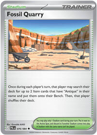 Fossil Quarry (076/084) [ME05: Pitch Black]