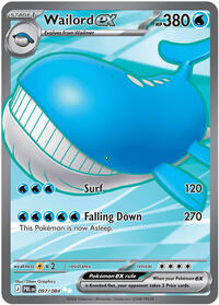 Wailord ex - 097/084 (097/084) [ME05: Pitch Black]