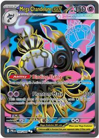 Mega Chandelure ex - 099/084 (099/084) [ME05: Pitch Black]