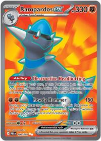 Rampardos ex - 100/084 (100/084) [ME05: Pitch Black]