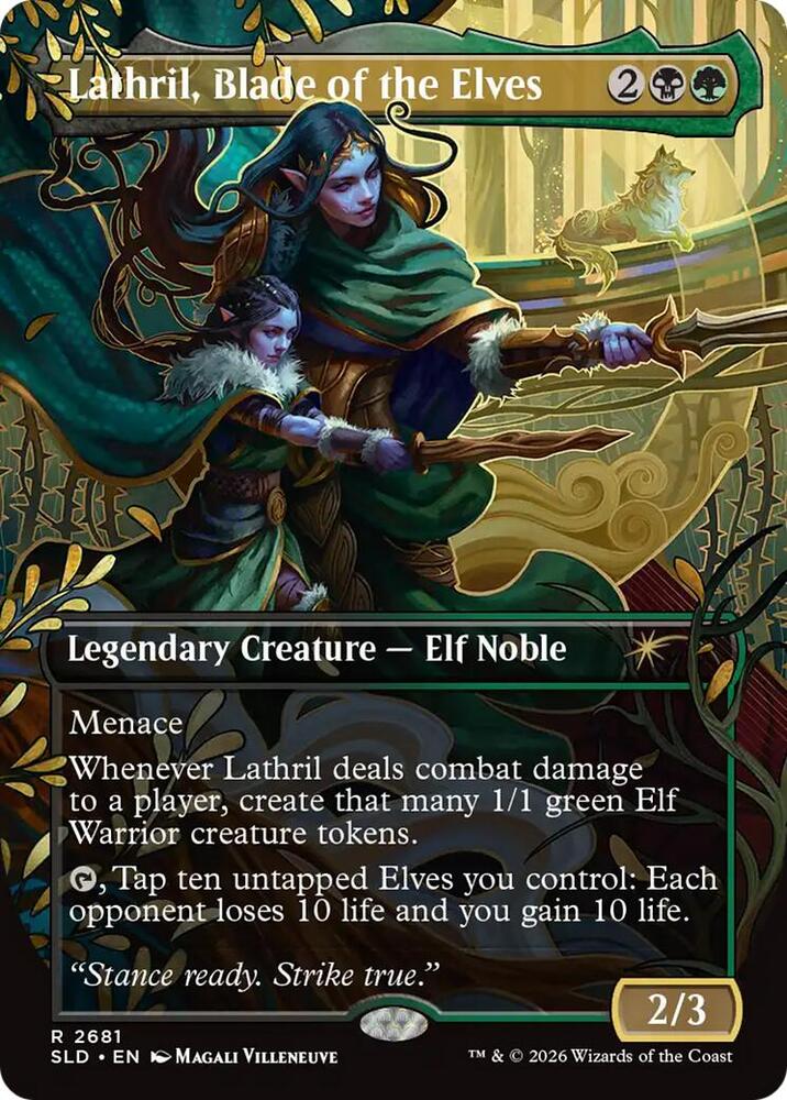 Lathril, Blade of the Elves (2681) [Secret Lair Drop Series]