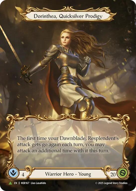 Dorinthea, Quicksilver Prodigy (Marvel) - HER167 (HER167) [Flesh and Blood: Promo Cards]