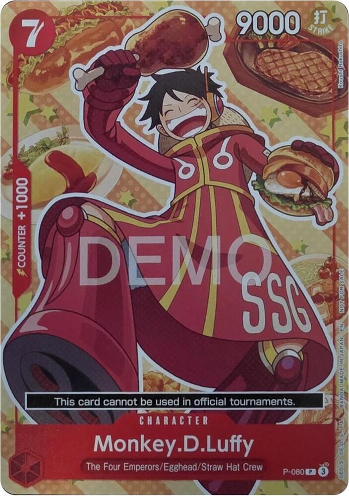 Monkey.D.Luffy - P-080 (P-080) [One Piece Demo Deck Cards]