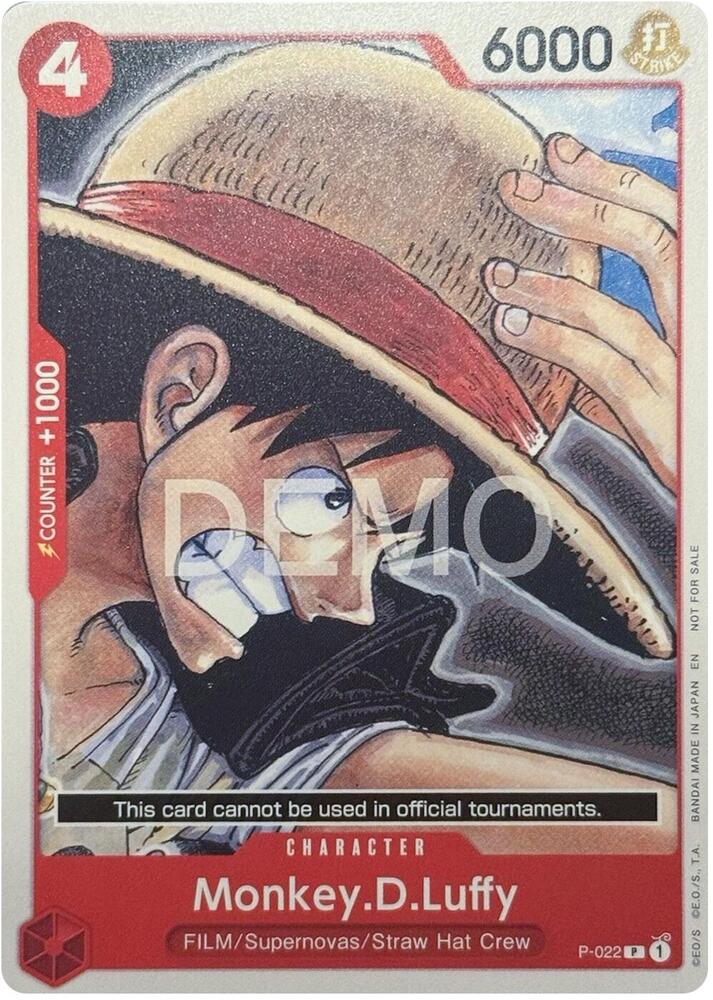 Monkey.D.Luffy - P-022 (P-022) [One Piece Demo Deck Cards]