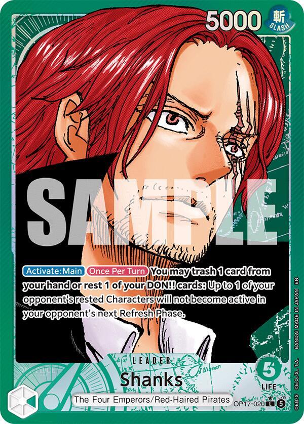 Shanks (020) (Alternate Art) (OP17-020) [The World's Strongest Warriors]
