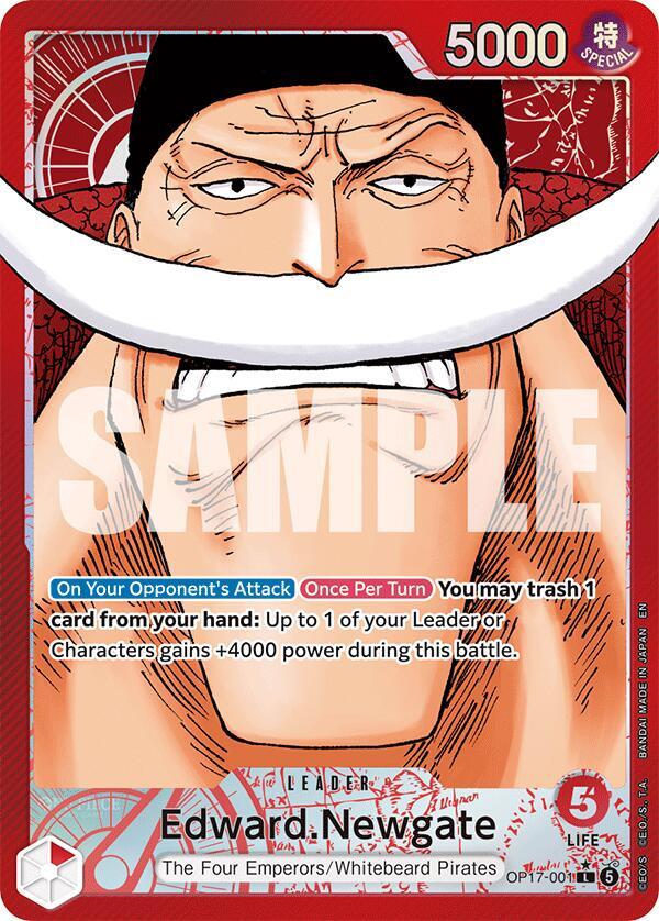 Edward.Newgate (001) (Alternate Art) (OP17-001) [The World's Strongest Warriors]