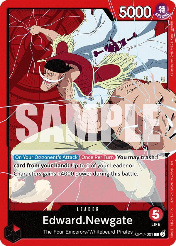 Edward.Newgate (001) (OP17-001) [The World's Strongest Warriors]