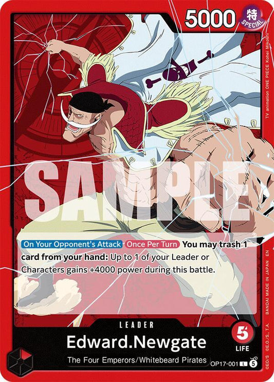 Edward.Newgate (001) (OP17-001) [The World's Strongest Warriors]