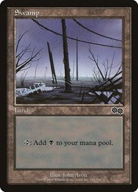 Swamp (342) (342) [Urza's Saga]