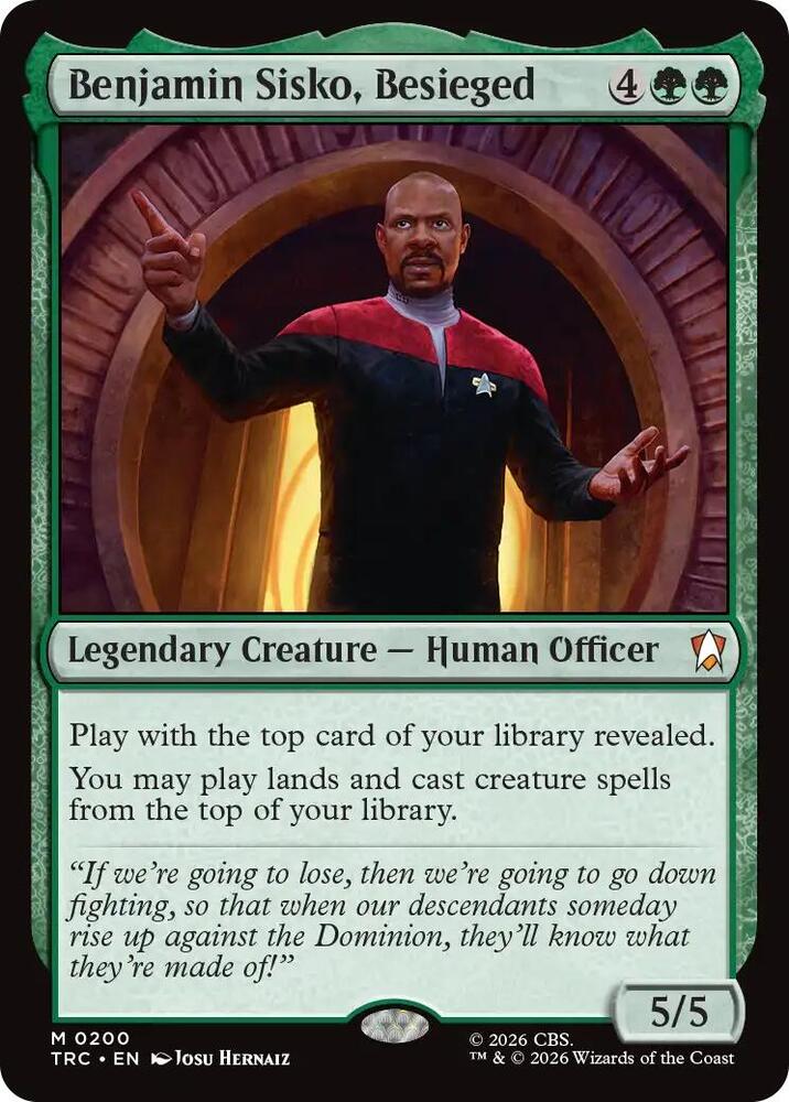 Benjamin Sisko, Besieged (200) [Commander: Star Trek]