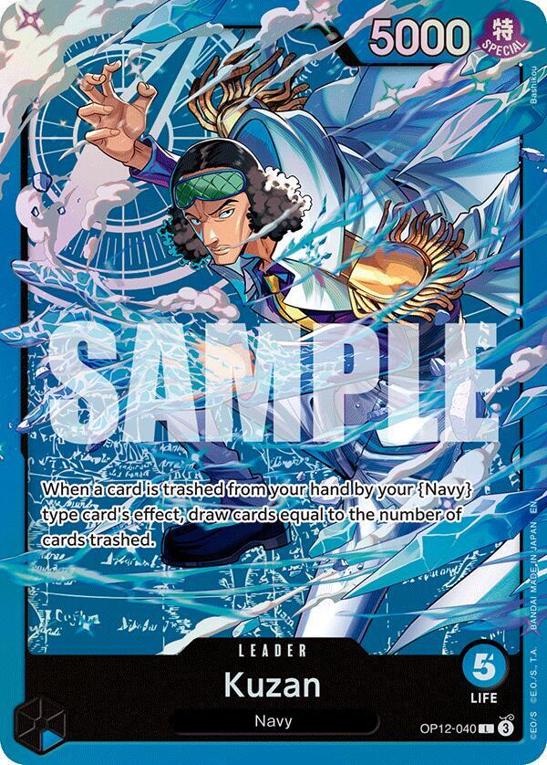 Kuzan (OP12-040) (OP12-040) [Starter Deck 33: BLUE Kuzan]