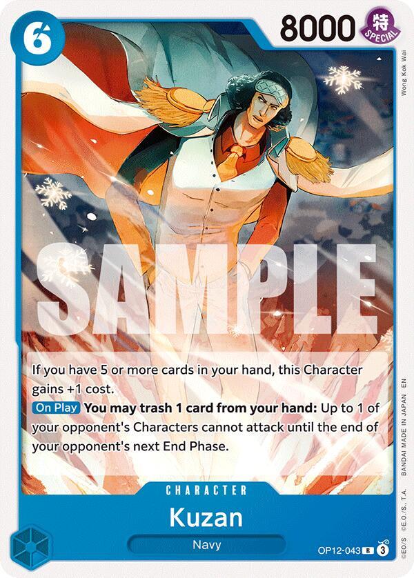 Kuzan (OP12-043) (OP12-043) [Starter Deck 33: BLUE Kuzan]