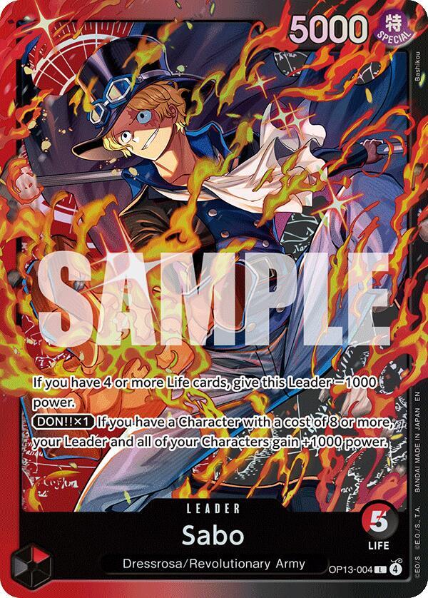 Sabo (OP13-004) (OP13-004) [Starter Deck 35: RED/BLACK Sabo]
