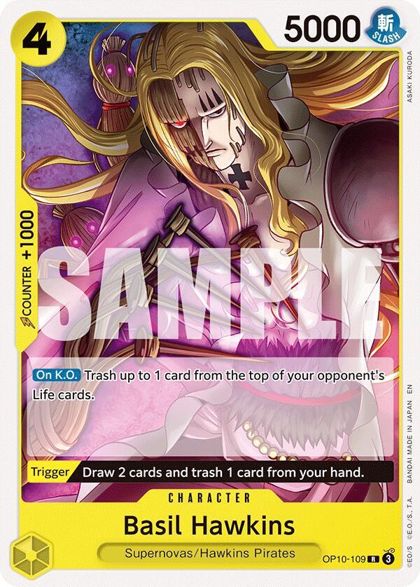 Basil Hawkins (OP10-109) [Starter Deck 36: YELLOW Eustass"Captain"Kid]