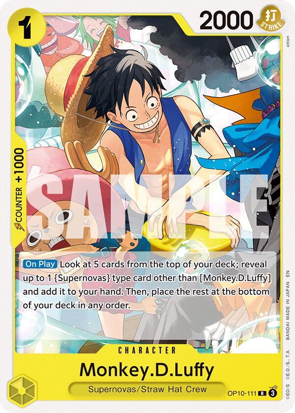 Monkey.D.Luffy (OP10-111) [Starter Deck 36: YELLOW Eustass"Captain"Kid]