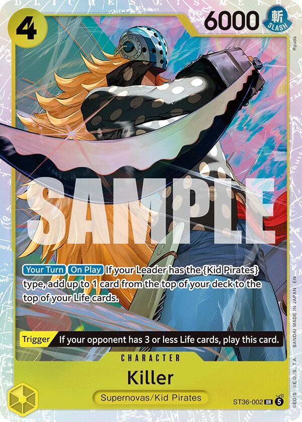 Killer (ST36-002) [Starter Deck 36: YELLOW Eustass"Captain"Kid]